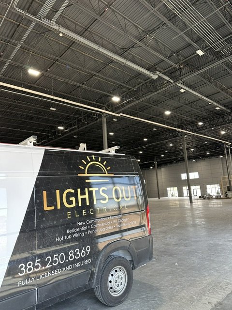 Lights Out Electrical commercial electrical project